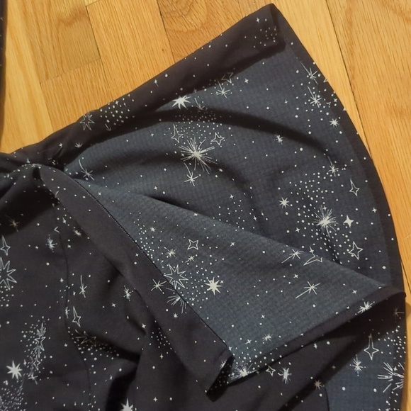 Topshop Kimono style galaxy top size 2 black + white - Picture 9 of 9